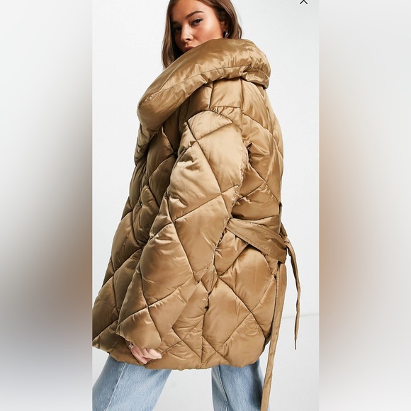 Belted puffer jacket - Picture 3 of 4